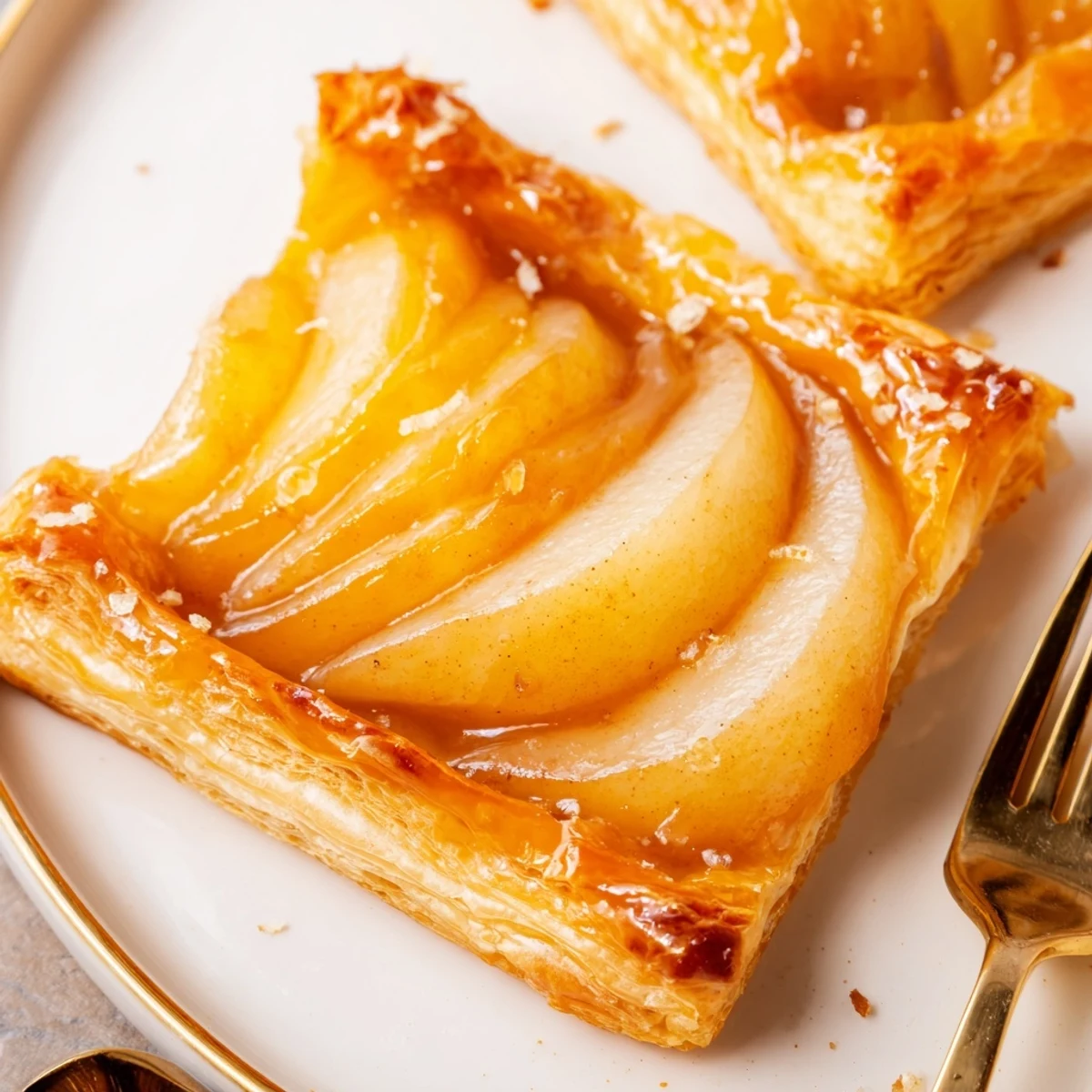 Pear Puff Pastry Recipe: golden, flaky tarts with tender cinnamon-kissed pear slices