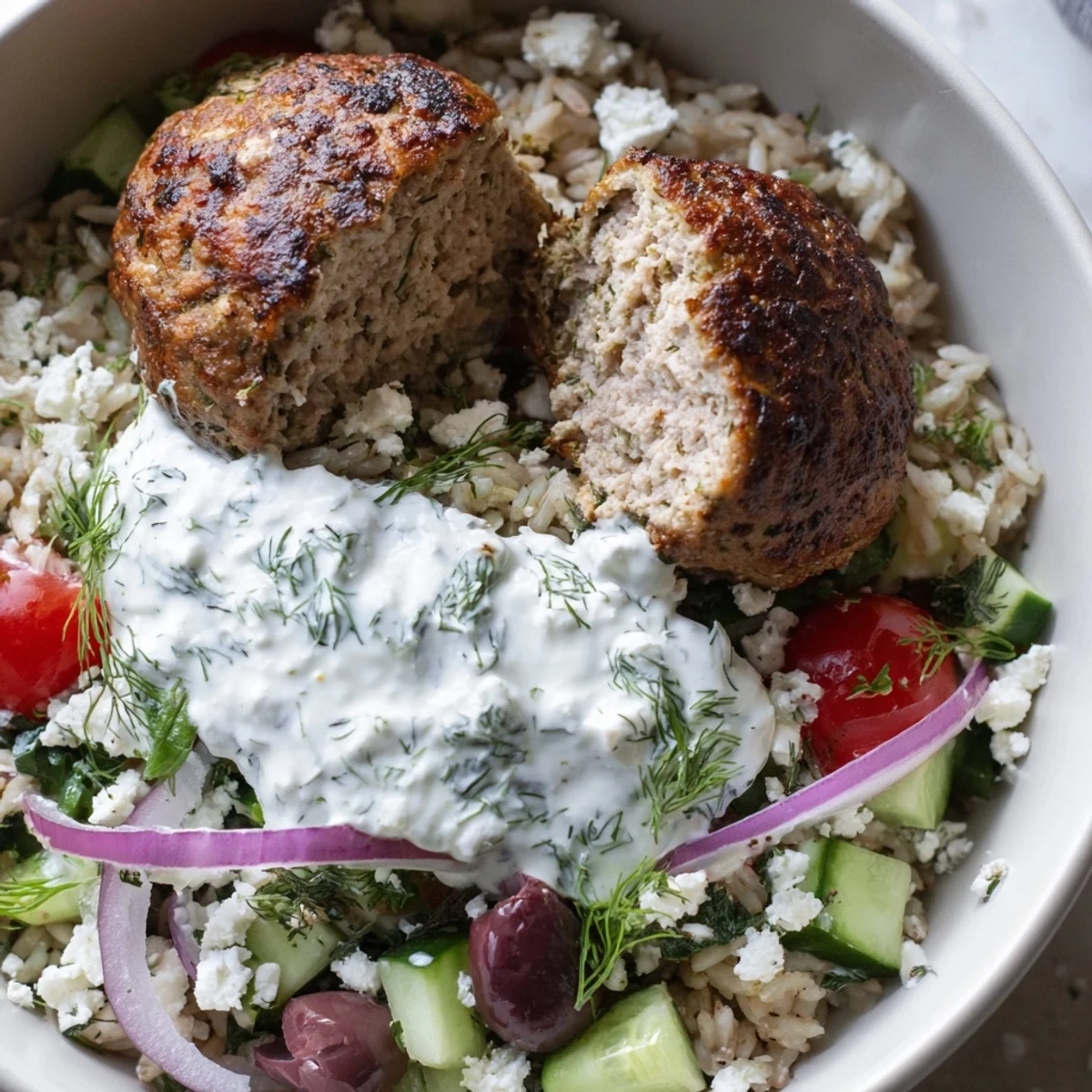 Mediterranean Zaatar Turkey Meatballs