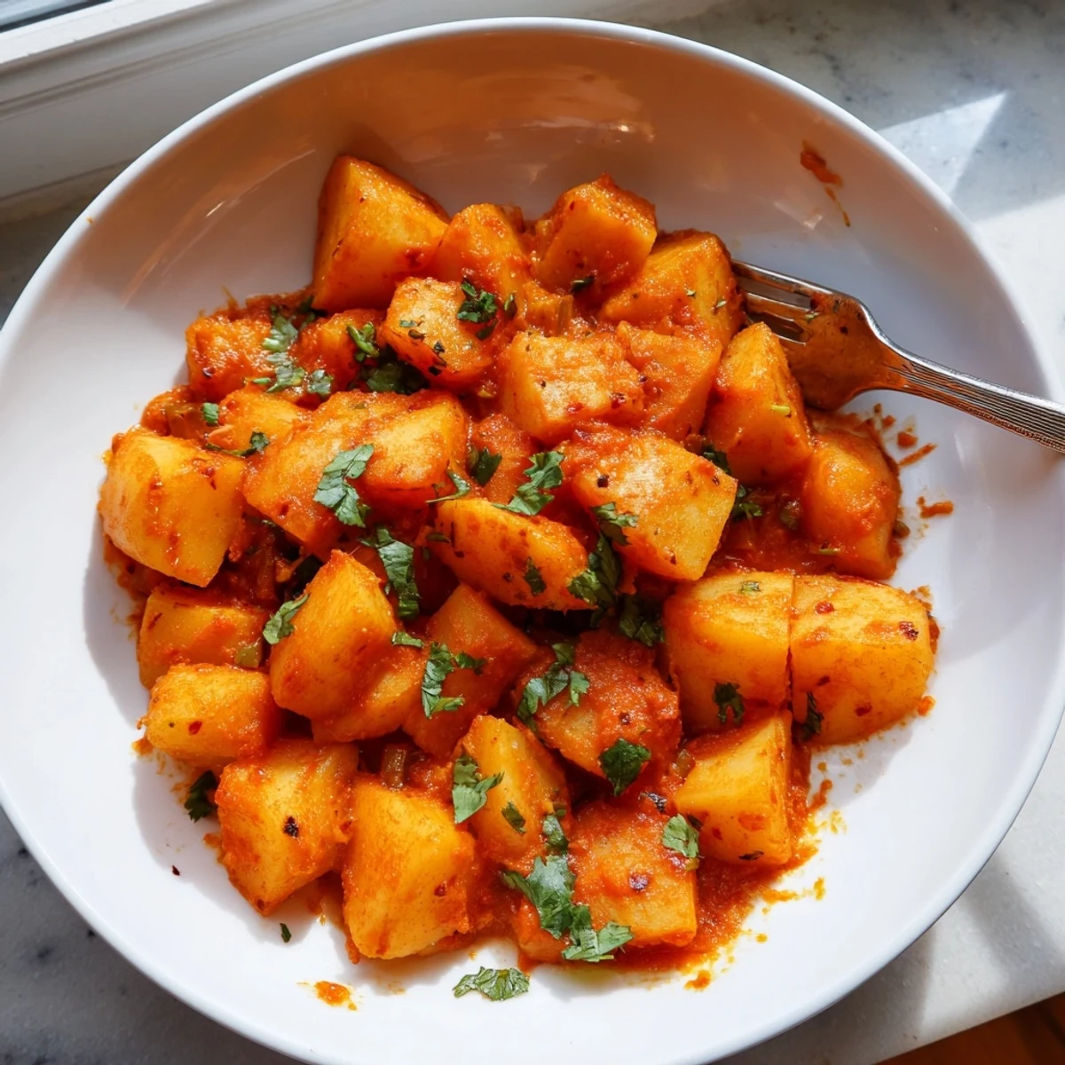 Mexican Papas Con Chile