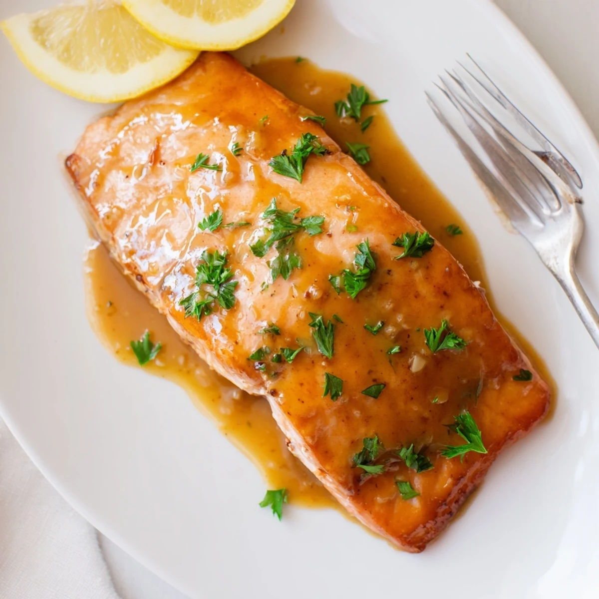 Honey Mustard Baked Salmon