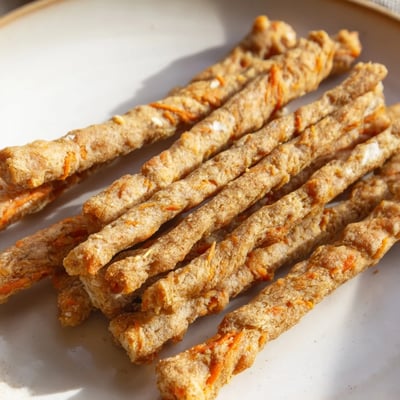 Apple and Carrot Chew Sticks