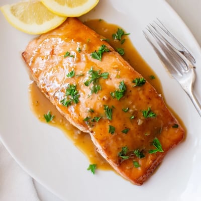 Honey Mustard Baked Salmon